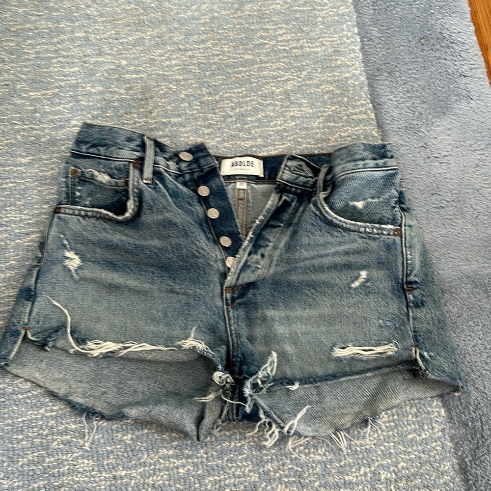 AGOLDE denim shorts
